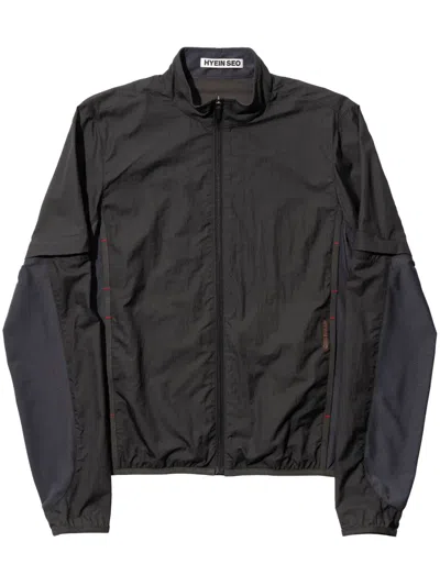 Hyein Seo Detachable-sleeves Jacket In Grau