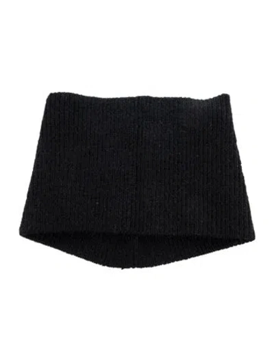 Pre-owned Hyein Seo Fabric Hair Band In Black