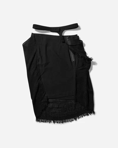 Hyein Seo Fringed Skirt In Black