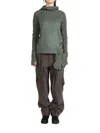 Hyein Seo Gloves-detail Hoodie In Green