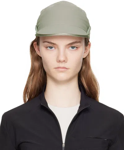 Hyein Seo Gray Piping Cap In Warm Grey