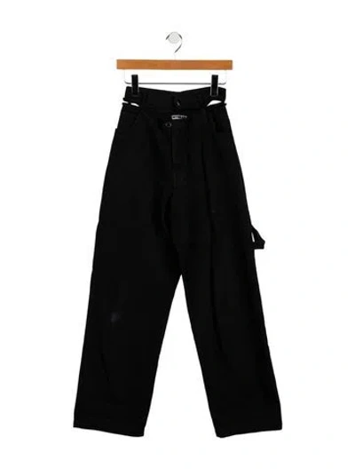 Pre-owned Hyein Seo High-rise Wide Leg Jeans In Black
