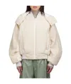 Hyein Seo Hooded Casual Jacket In Nude