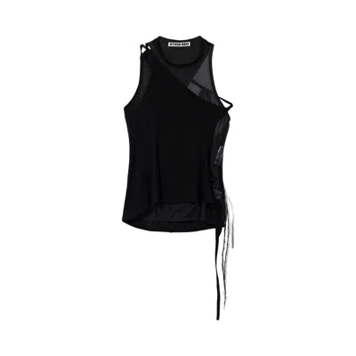 Pre-owned Hyein Seo Layered Halter Top 'black' | Women's Size 0