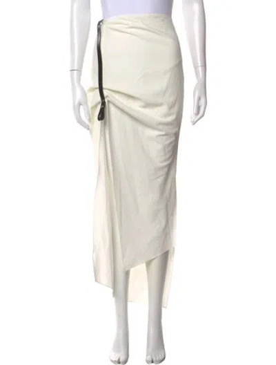 Pre-owned Hyein Seo Long Skirt In White