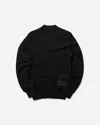 Hyein Seo Military Turtleneck Sweater With Gloves In Black
