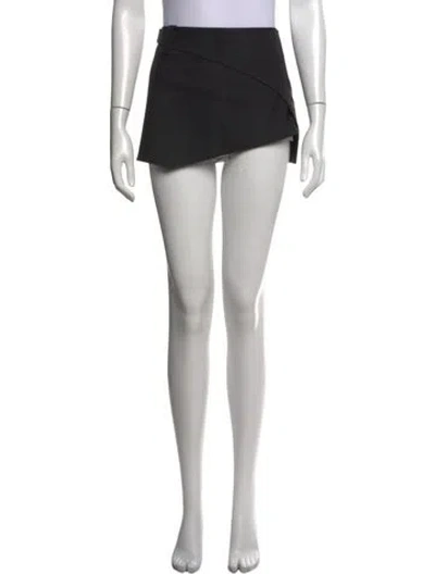 Pre-owned Hyein Seo Mini Skirt In Black
