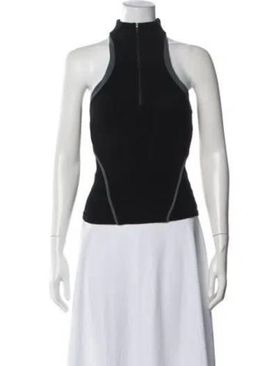Pre-owned Hyein Seo Mock Neck Sleeveless Top W/ Tags In Green