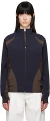 Hyein Seo Navy Zip-up Track Jacket In Navy