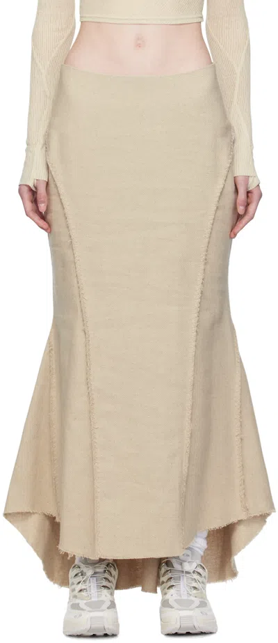 Hyein Seo Off-white Waist Bag Skirt In Sand