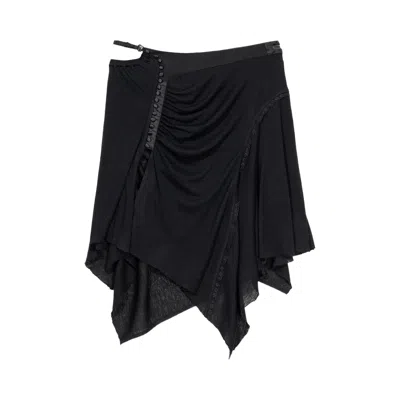 Pre-owned Hyein Seo Shirring Skirt 'black' | Women's Size 2