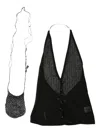 Hyein Seo Silk Top In Black