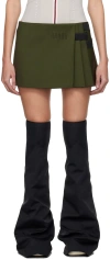 Hyein Seo Ssense Exclusive Khaki Miniskirt In Khaki
