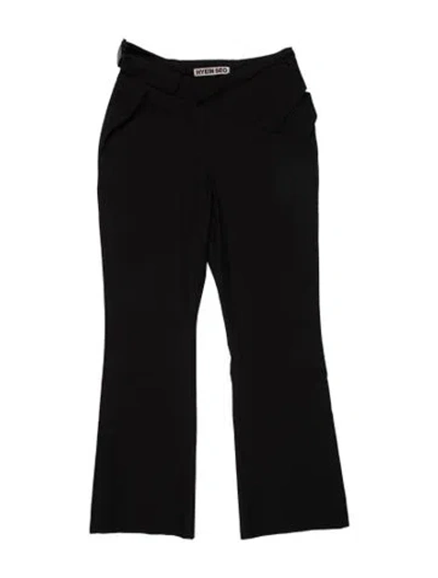 Pre-owned Hyein Seo Straight Leg Pants In Black