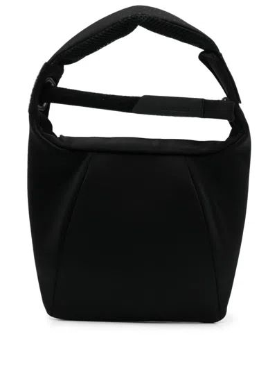 Hyein Seo Strap-detail Panelled Tote Bag In Black
