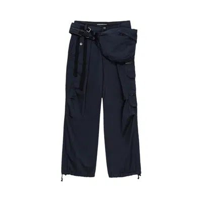 Pre-owned Hyein Seo Waist Bag Pocket Pants 'black' | Women's Size 2