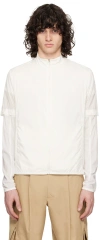 Hyein Seo White Convertible Track Jacket In White