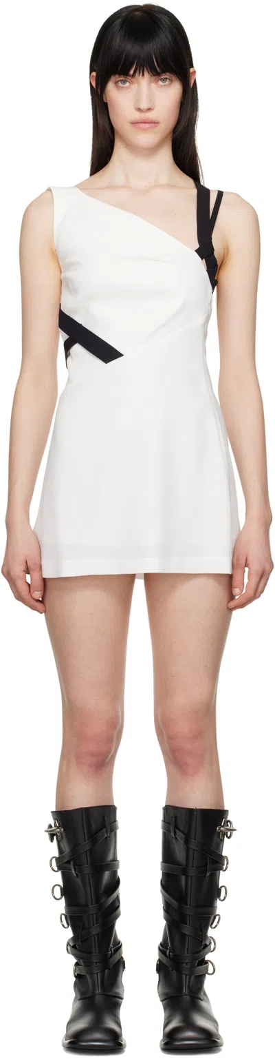 Hyein Seo White Halter Minidress