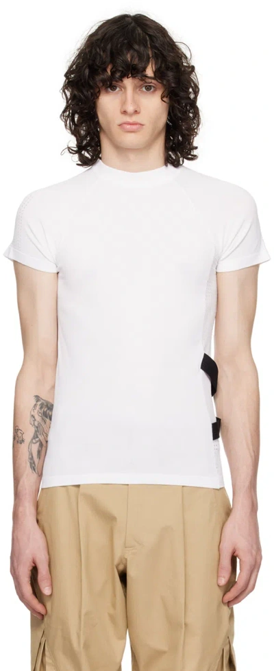 Hyein Seo White Strap T-shirt