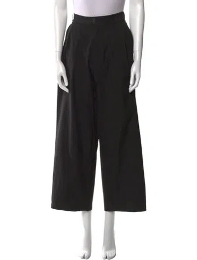 Pre-owned Hyein Seo Wide Leg Pants In Black