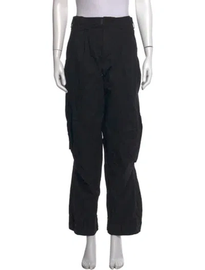 Pre-owned Hyein Seo Wide Leg Pants In Black