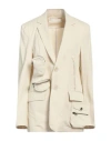 Hyein Seo Woman Blazer Ivory Size 2 Cotton In White