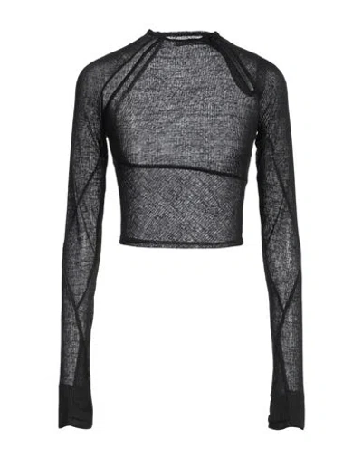 Hyein Seo Woman Sweater Black Size 2 Polyester, Nylon