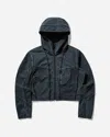 Hyein Seo Women S Dyed Crop Jacket Moonscape In Black