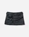 Hyein Seo Women S Dyed Mini Skirt With Waist Bag Moonscape In Black