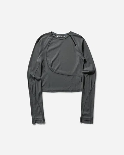 Hyein Seo Women S Helix Longsleeve Top Khaki In Green