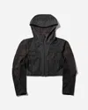 Hyein Seo Women S Patchwork Crop Jacket Stone In Grey