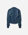 Hyein Seo Women S Slashed Zip Top Dark In Grey