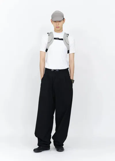 Hyein Seo Pleated-detail Straight-leg Trousers In Black