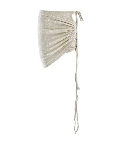 Hyein Seo Wrap The Body And Cut The Skirt In White