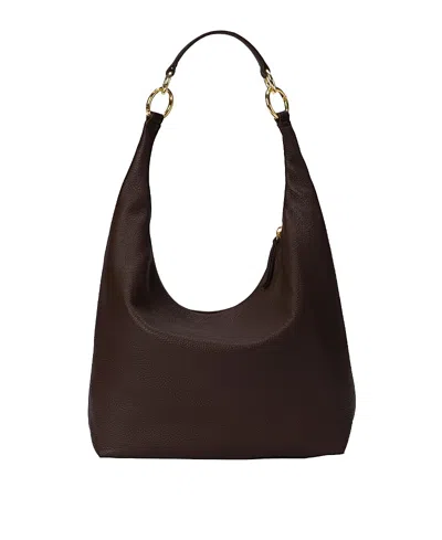 Hyer Goods 2-in-1 Convertible Hobo Ring Bag In Brown