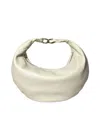 Hyer Goods 3-in-1 Convertible Hobo Crescent Ring Bag In White