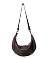 Hyer Goods 3-in-1 Small Convertible Hobo Crescent Ring Bag In Brown