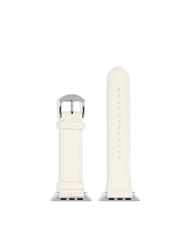 Hyer Goods Apple Watch Band 38mm/ 40mm/ 41mm In White/ Silver