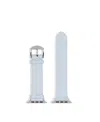 Hyer Goods Apple Watch Band 42mm/ 44mm/ 45mm/ 49mm In Pale Blue/ Silver