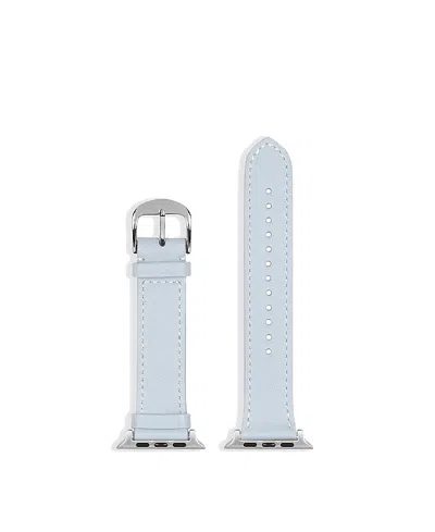 Hyer Goods Apple Watch Band 42mm/ 44mm/ 45mm/ 49mm In Pale Blue/ Silver
