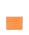 Hyer Goods Card Wallet In Neon Orange