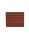 Hyer Goods Card Wallet In Saddle Brown