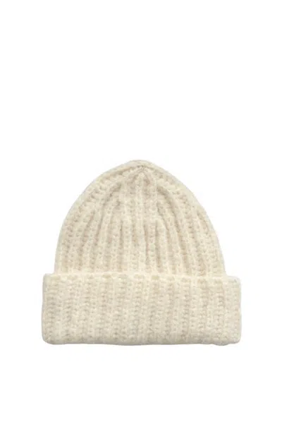 Hyer Goods Chunky Alpaca Wool Beanie In Neutral