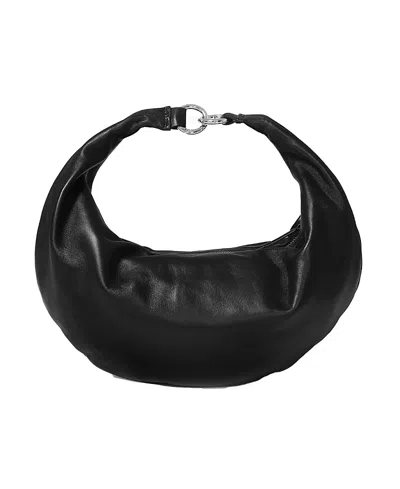 Hyer Goods Convertible Hobo Ring Bag In Black Silver