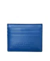 Hyer Goods Upcycled Italian Leather Certo Card Wallet In Electric Blue