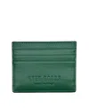 Hyer Goods Italian Leather Certo Card Wallet In Green