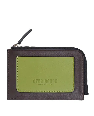 HYER GOODS ITALIAN LEATHER PICCOLO ZIP-AROUND CARD WALLET