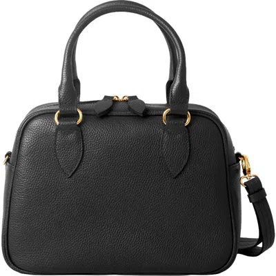 Hyer Goods La Corsa Leather Bowling Bag In Black