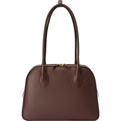 Hyer Goods Leather Autostrada Tote Bag In Brown