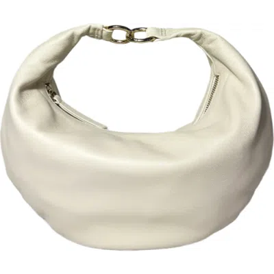 Hyer Goods Leather Convertible Hobo Crescent Ring Bag